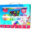 3154149070039-Maped Color'Peps - Feutre, crayon de couleur, set de crayons et stylos - 100 pièces--0
