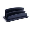 Quo Vadis Satiny - Trieur demi-rond 2 compartiments - 26 x 10,5 cm - bleu marine