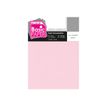 Pickup - Carton de lin - A4 (210 x 297 mm) - 215 g/m² - 10 feuilles - rose layette