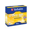 0023942432296-Verbatim DataLifePlus - DVD+RW x 5 - 4.7 Go - support de stockage-Angle gauche-2