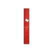 4004360887765-Sigel Artverum - Tableau magnétique en verre - 12 x 78 cm - rouge-Avant-0