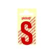 8711234223180-Pickup - Étiquette autocollante - 90 mm - Lettre S - rouge brillant-Avant-0