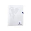 3329683033684-Clairefontaine Mimesys - Cahier polypro 24 x 32 cm - 96 pages - petits carreaux (5x5 mm) avec marge - disponible dans-Avant-0