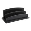 3338805002682-Quo Vadis Satiny - Trieur demi-rond 2 compartiments - 26 x 10,5 cm - noir-Angle gauche-0