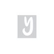 8711234004147-Pickup Déco Zoé - Étiquette autocollante 110 mm - Lettre Y - blanc-Avant-0