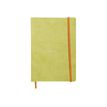 3037921174067-RHODIA Rhodiarama - Carnet souple A5 - 160 pages - ligné - vert anis-Avant-0