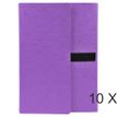Exacompta - 10 Chemises extensibles 3 rabats à sangle - violet