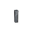 Logistipack - 10 Sacs cadeau Amazone pour bouteille - 10 cm x 9 cm x 38 cm - noir