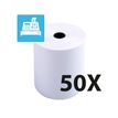 3547867670108-Exacompta - 50 Bobines offset - rouleaux caisses - 76 x 70 x 12 mm - 1 pli extra-blanc--0