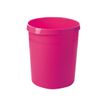 HAN GRIP - corbeille à papier - 18 L - polypropylène (PP), plastique - Couleur tendance rose