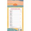 Calendrier bloc mensuel à feuillets année civile BOUCHUT "409 Ambiance" 19 x 36 cm Pefc 70 %