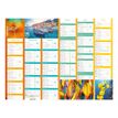 Oberthur Color Story - Calendrier 6 mois par face - 21 x 27 cm
