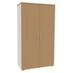3253310174665-Armoire haute IDRA/DUAL - H180 x L80 x P47 - 2 portes - Corps blanc - Portes et dessus imit-P_79377066_1-0