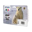 Epson 26 Ours polaire - Pack de 4 - noir, cyan, magenta, jaune - cartouche d'encre originale