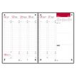 3147287770114-Agenda à élastique Office - 1 semaine sur 2 pages - 21 x 29,7 cm - gris/rouge - Oxford--1