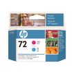 HP 72 - cyan, magenta - tête d'impression originale