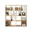 3253310147577-Bibliothèque CUBIC - L160 x H163 x P30 cm - 16 Cases - imitation Chêne clair-P_79395872_1-0