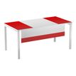 3660141251548-Voile de fond pour bureau EASYDESK L160cm - Blanc/rouge-P_79407973_1-0