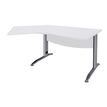 3253310150539-Bureau 135° IDRA - retour d'angle à gauche - L180 cm - Pieds aluminium - plateau Blanc pe-P_79408682_1-0