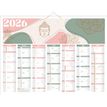 Bouchut Zen - Calendrier bancaire 7 mois par face - 40,5 x 55 cm