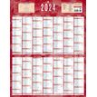 3592930026511-Bouchut 229 - Calendrier bancaire recto 14 mois - 55 x 43 cm - rouge-P_79409612_1-0