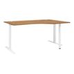 3483600722270-Bureau compact 90° à droite YES ! - 160 cm - Pieds métal fixes - Merisier-P_79409731_1-0