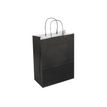 3135250985511-50 Sacs cadeau kraft - poignées torsadées - 22 cm x 12 cm x 31 cm - noir-P_79414218_1-0