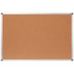 4007885258430-DAHLE - Tableau d'affichage en liège naturel 90 x 120 cm - cadre aluminium-P_79415076_1-0