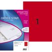 5014702085239-Office Star - 100 Étiquettes multi-usages rouge - 210 x 297 mm - réf OS43478R-P_79421797_1-0