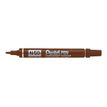 Pentel PEN N50 - Marqueur permanent - pointe ogive - marron