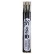 Pilot Frixion Ball - 36 recharges pour rollers effaçables - 0,5 mm - noir
