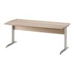 Bureau JAZZ+ - 160 cm - Pieds métal - Chêne gris
