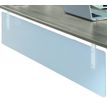 Voile de fond pour bureau -  L120 cm - translucide
