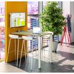 3253310166738-Table Lounge 2 Pieds - L120xH105xP80 cm - Pieds alu - plateau blanc perle-P_79432867_2-1