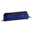 Clairefontaine - Trousse rectangulaire - cuir - bicolore noir/bleu