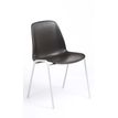 3701338800221-Chaise CHARLOTTE - pieds blancs sans accroche - noir-P_79438535_1-0