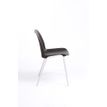 3701338800221-Chaise CHARLOTTE - pieds blancs sans accroche - noir-P_79438535_3-2