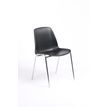 3701338800627-Chaise CHARLOTTE - pieds chromés avec accroches - coque M1 (non feu) - noir-P_79438565_1-0