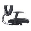 3701338800788-Fauteuil Haut TANET - hauteur réglable - accoudoirs règlable - noir-P_79438617_9-8
