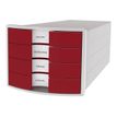 4012473101739-HAN Impuls - Module de classement 4 tiroirs - gris/rouge-P_79438622_2-1