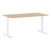 Bureau YES ! - 140 cm - Pieds métal fixes - Chêne