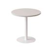 Table ronde EASYDESK - diamètre 60 x H60 cm - plateau blanc