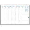 3371010443260-Agenda à élastique Everest Président 16 mois - 1 semaine sur 2 pages - 21 x 27 cm - gris-P_79443193_2-1