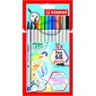 4006381546096-STABILO Pen 68 Brush - 12 Feutres pinceau - assortis-P_79443918_1-0