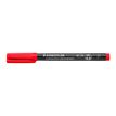 STAEDTLER LUMOCOLOR 318 - Marqueur permanent - pointe fine - rouge