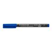 4007817304556-STAEDTLER LUMOCOLOR 318 - Marqueur permanent - pointe fine - bleu--0