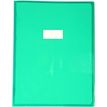 Calligraphe - Protège cahier sans rabat - 24 x 32 cm - cristalux - vert transparent