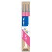 Pilot Frixion Point - 3 Recharges pour rollers effaçables - 0,5 mm - rose