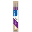 Pilot Frixion Point - 3 Recharges pour rollers effaçables - 0,5 mm - violet