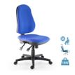 Fauteuil de bureau LIBRA - accoudoirs en option - Bleu